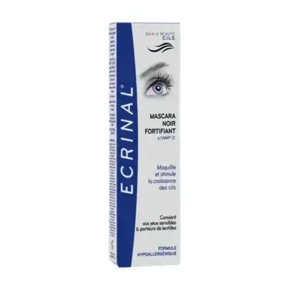 ECRINAL Fortifying Black Mascara With ANP 2+ - 7ml | اكرينال ماسكارا سوداء مقوية للرموش - 7 مل