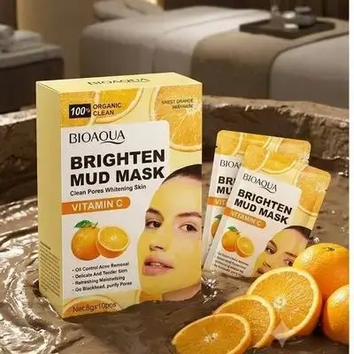 BIOAQUA Brighten Mud Mask Vitamin C – 8g x 10pcs