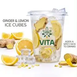 Ginger & Lemon Ice Cubes