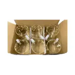 Daisy Glass Cup Small 6pcs