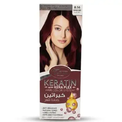 Yaran Keratin with Kera Plex Hair Color System (8.56 Cherry Red)