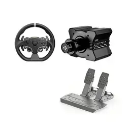 MOZA R9 V3 Wheel Base Bundle Racing Game Simulator ESX Steering Wheel