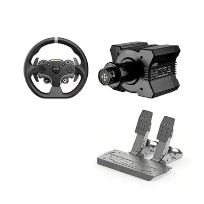 MOZA R9 V3 Wheel Base Bundle Racing Game Simulator ESX Steering Wheel