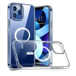 cover iphone 12/12 pro clear magnetic