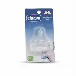 Chicco wide-diameter nipple 2 pcs