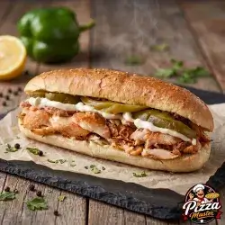 Chicken Shawarma With Samoon