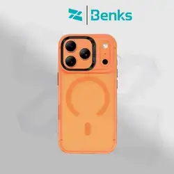 BENKS Lucid Armor Magnetic Phone Case for iPhone 17 Pro Max - Orange