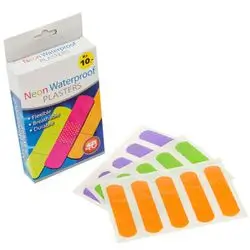 Colored Waterproof Plaster, 40 Pieces