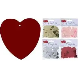 Confettı Hearts 4Ass