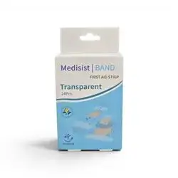 Medisist Transparent First Aid Strips. * Quantity: 24 pieces.