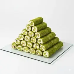 Turkish delight milk and pistachios