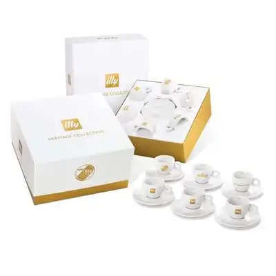 illy Heritage Edition Gold Coffee Cups – Set