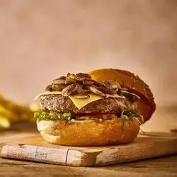 Mushroom Beef Burger