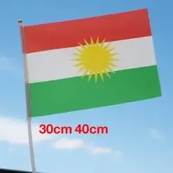kurdistan flag 30cm 40cm