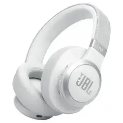 JBL Live 770NC Wireless Over-Ear Noise Cancelling Headphones with True Adaptive NC - White