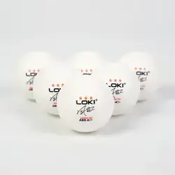 LOKI 3-Star 40+ Table Tennis Balls (6 Pcs)
