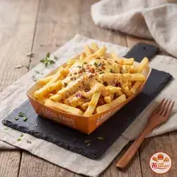 Large Fries With Sauce & Cheese