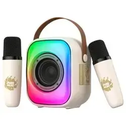 ONIKUMA L7 RGB Wireless Speaker with Mic Beige (Bluetooth 5.3)
