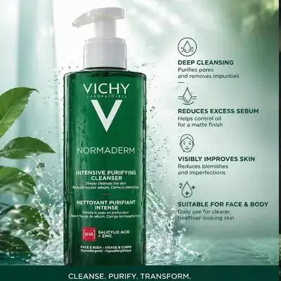 VICHY NORMADERM INTENSIVE PURIFYING CLEANSER 400ml