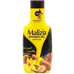 Malizia Velvety Argan & Vanilla Scent Bath Foam Shower Gel 1000 ml
