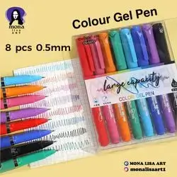 Color Gel Pen-0.5 (8colors)