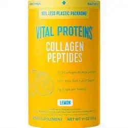 Vital Proteins Collagen Peptides Powder, Collagen Supplement, Hair, Skin Health, nails, bones, joint pain, joints, cartilage, 313grams 14 Servings, Lemon, beauty Collagen