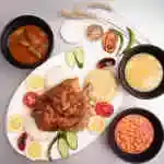 Half Chicken On The Rice