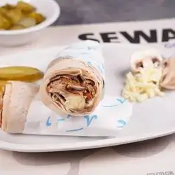 Chicken Shawarma With Cheese And Mushroom