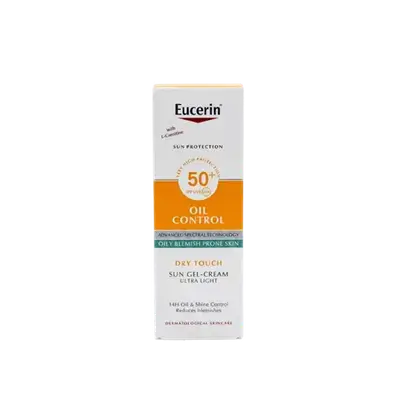 Oil Control Dry Touch SPF50+ Sun Gel-Cream Ultra Light 50ml _ Eucerin