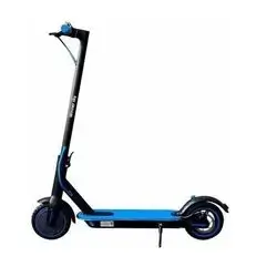 Electric Scooter with Bluetooth, Off-Road Tires, Front Suspension, and Blue LED Light