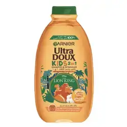 Garnier Ultra Doux Kids 2 in 1 Apricot Shampoo & Detangler - The Lion King 400ml