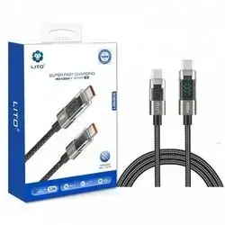 English Title: Lito LD09CC 100W High-Power USB-C to USB-C Ultra Fast Charging Cable