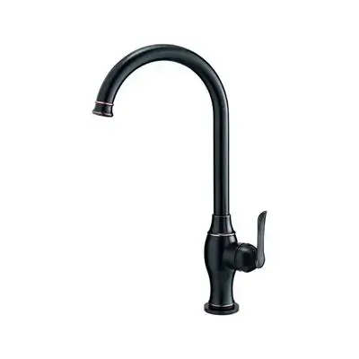 Tauro Monoblock Sink Faucet Black