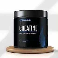 Creatine monohydrate pure micronized powder blue ocean flavor self