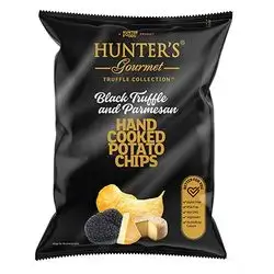 Hunter's Gourmet Black Truffle Hand Cooked Potato Chips, 125g