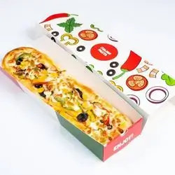 Sliced Chicken Pizza