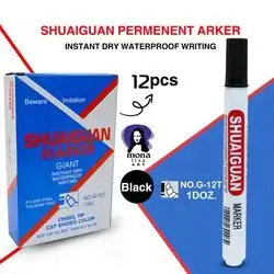 SHUAIGUAN Permanent Marker Black
