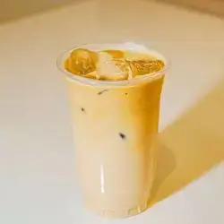 Salted Caramel Ice Latte