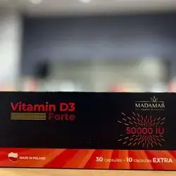 MADAMAR D3 50000IU 40CAPSULES