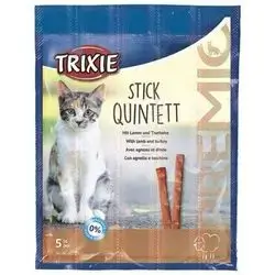 Trixie Premio Lamb/turkey Sticks For Cats 5x5g1 Trixie Premio Lamb/turkey Sticks For Cats Grain Free Treat For Cats 95% Meat