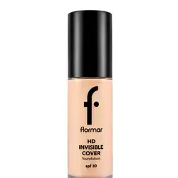 Flormar Invisible Cover Hd Foundation 40 Light Lvory