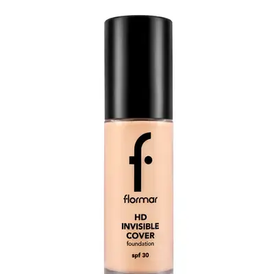 Flormar Invisible Cover Hd Foundation 40 Light Lvory