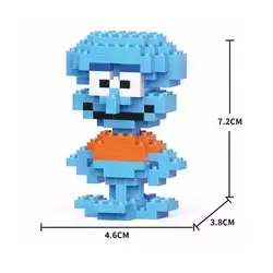 Nano Block Cartoon DIY Mini Building Bricks Toy (Squidward)