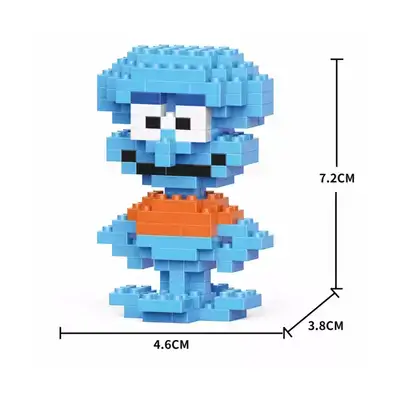 Nano Block Cartoon DIY Mini Building Bricks Toy (Squidward)