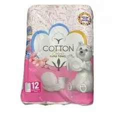 Cotton Peper Towel Deluxe 12 Roll