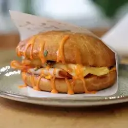 Filip & Marcus Egg Drop Sandwich
