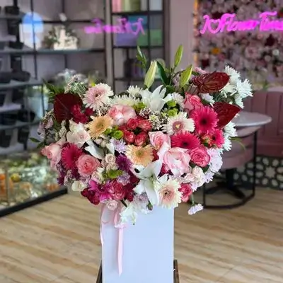 Box flowers mix