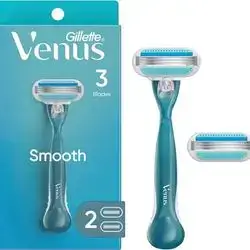 Gillette Venus Smooth 1+2 (3blades) forsmooth skin