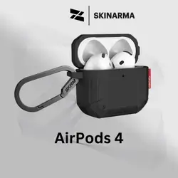 SKINARMA Mecha Le case for AirPods 4 - Black