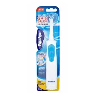 Wisdom Whitening Spin Brush (Battery Powered Toothbrush)